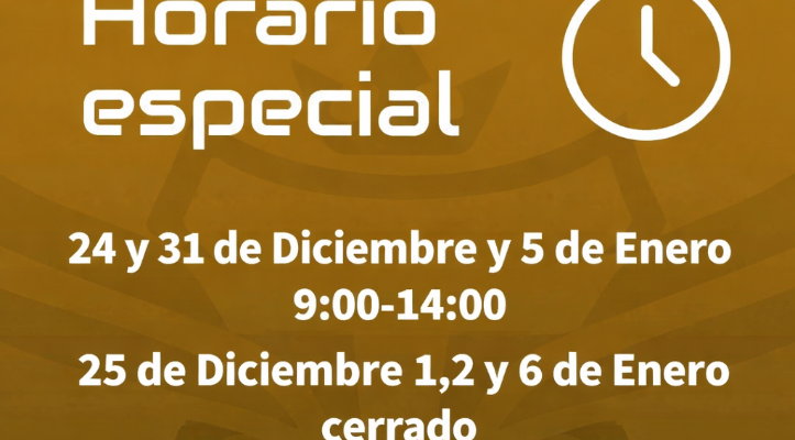 Horario festivos